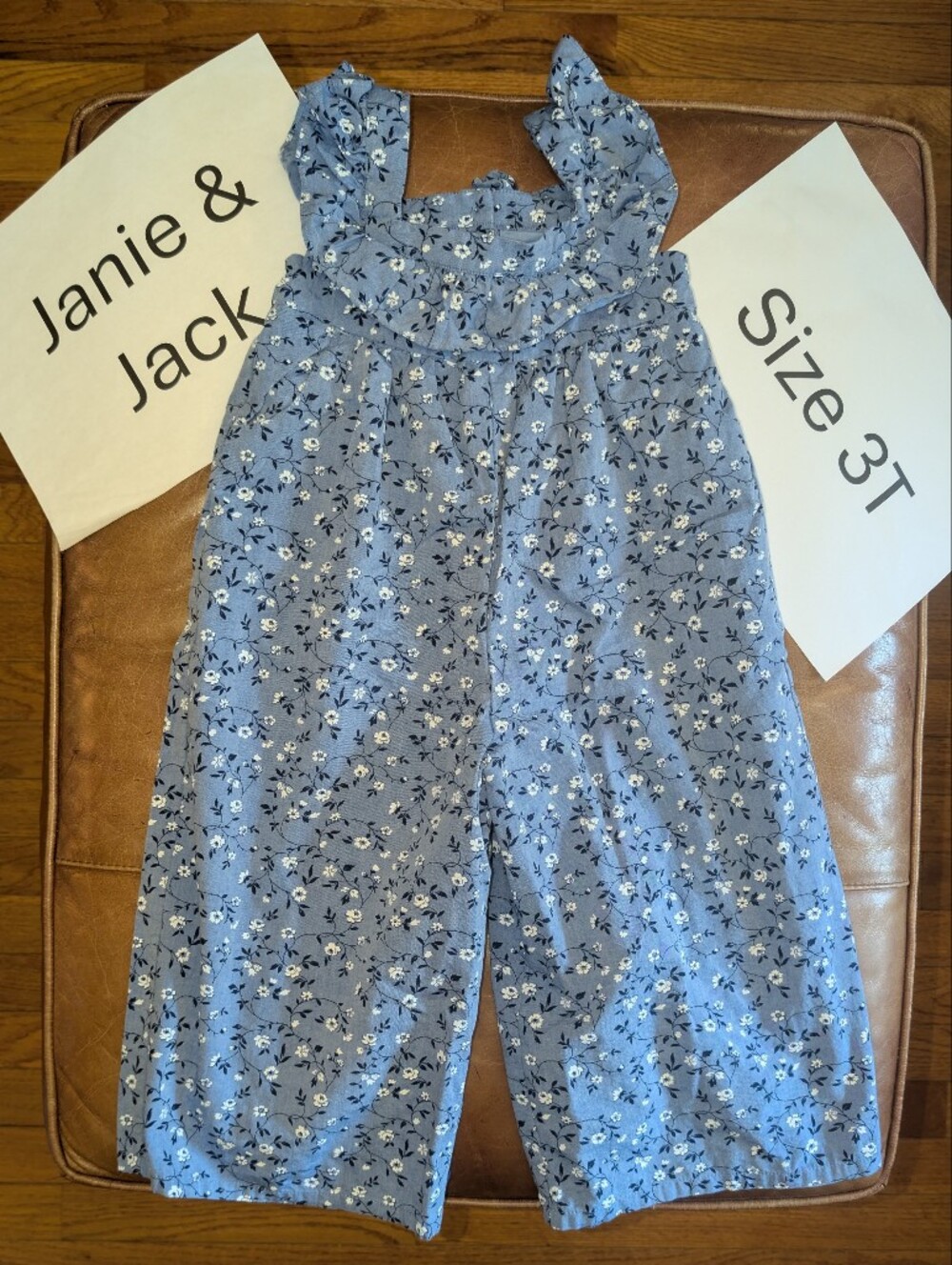 Janie & Jack Jumper With Lining Flower Print